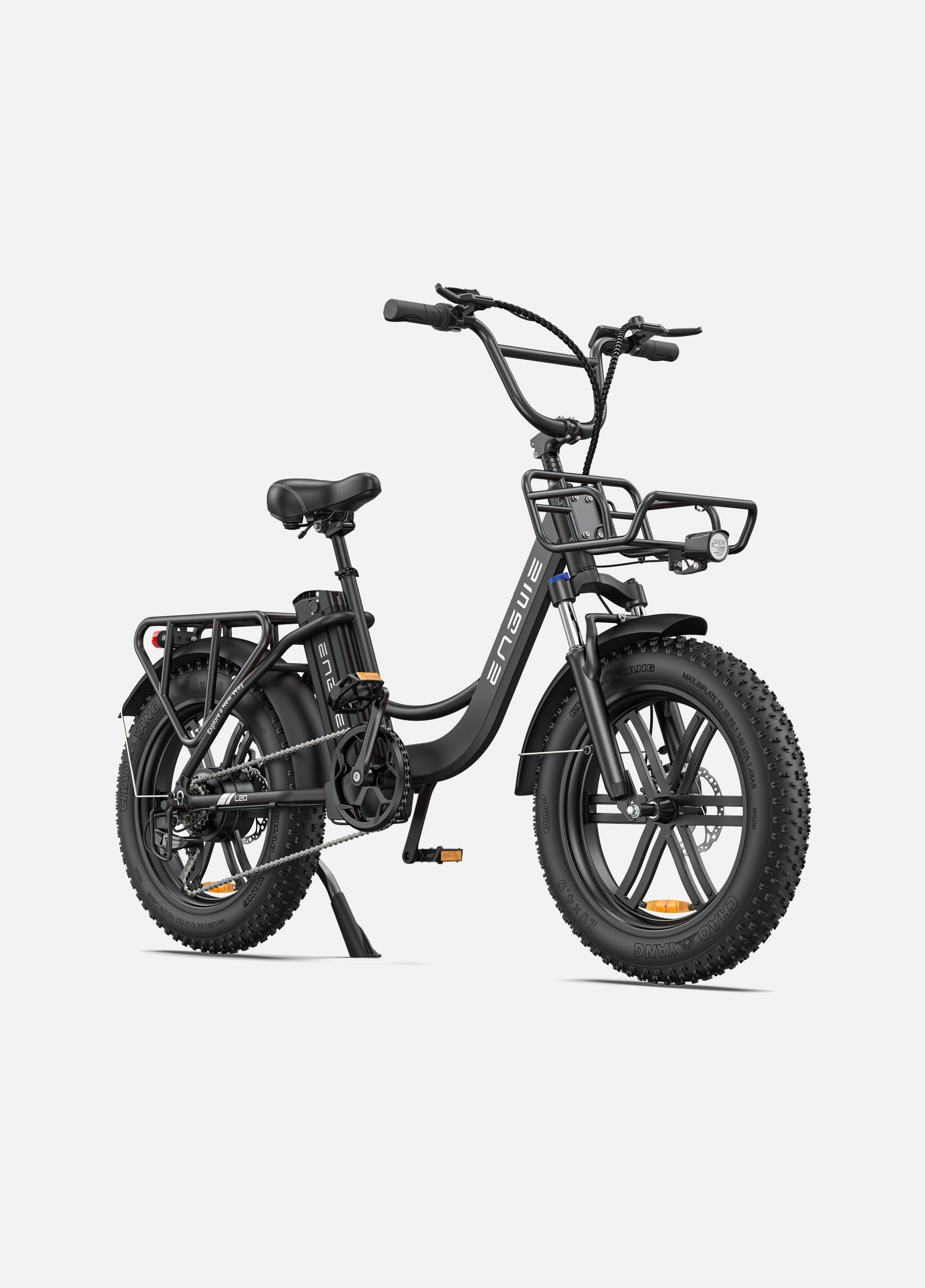Engwe L20 SE 20" 250W Faltbares Elektro-Hybridfahrrad mit 15,6Ah Akku und offenem Rahmen
